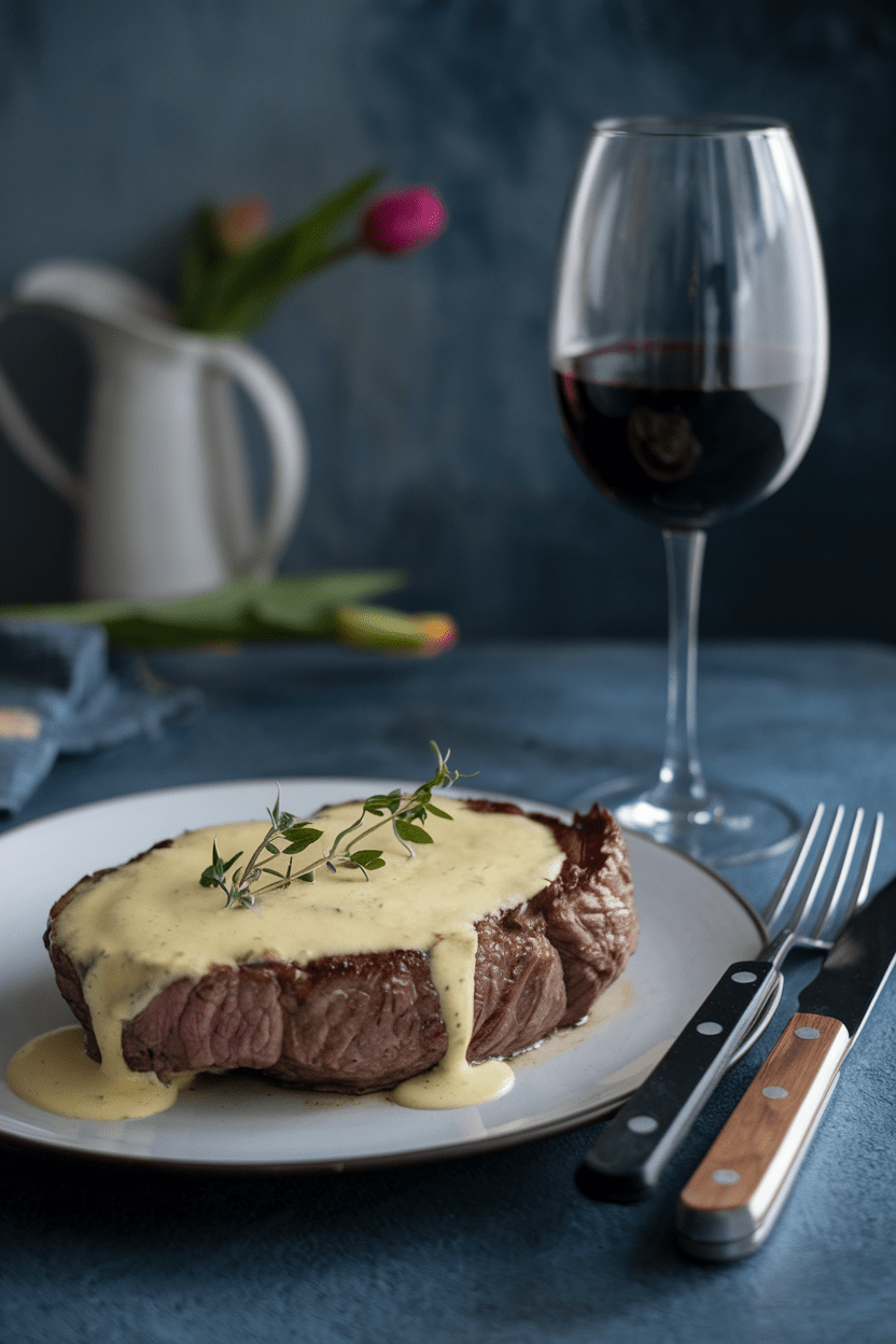 Garlic Butter Ribeye with Hollandaise: A Decadent, Zero-Carb&nbsp;Indulgence
